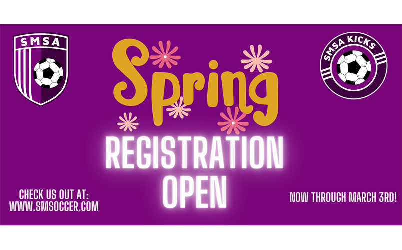 SMSA Kicks Spring Registration